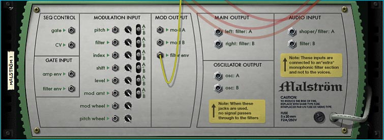 CV output from Filter
Envelope