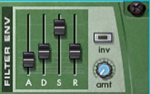 Filter Envelope
settings