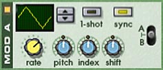 Triangle wave from LFO